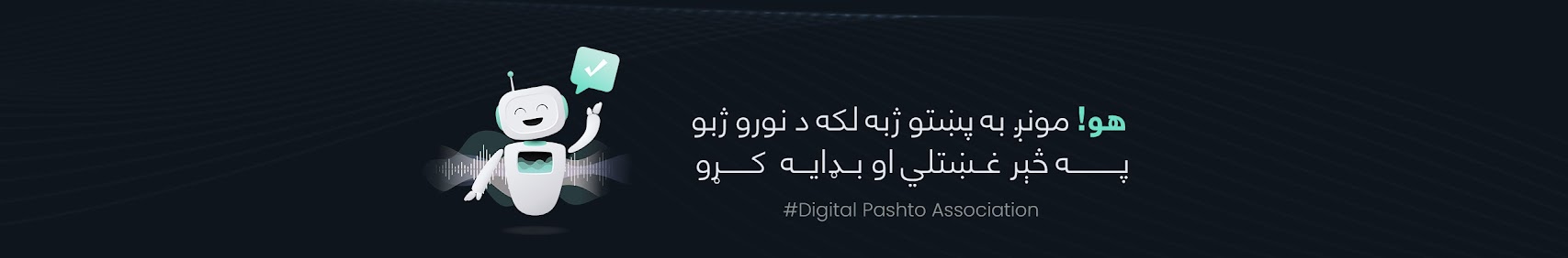 Pashto Degital Assicoation Banner
